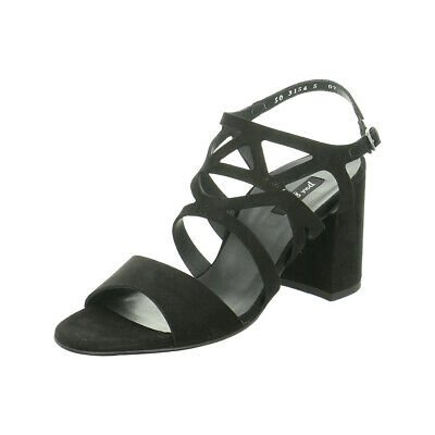 PAUL GREEN PAUL GREEN SANDALEN/SANDALETTEN DAMEN SCHWARZ NEU & OVP 79318