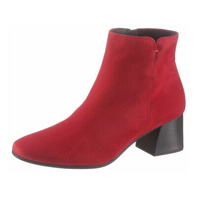 PAUL GREEN PAUL GREEN STIEFELETTE DAMEN ROT NEU & OVP 178058