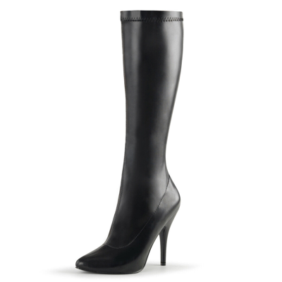 PLEASERUSA, INC. PLEASERUSA HIGH HEEL STRETCHSTIEFEL SEDUCE-2000 MATTSCHWARZ