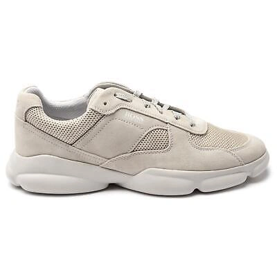 HUGO BOSS BOSS HERREN RAPID LAUFSCHUHE SNEAKER WEIÃŸ NEUTRAL