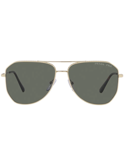 PRADA PR 63XS PILOT-FRAME SUNGLASSES