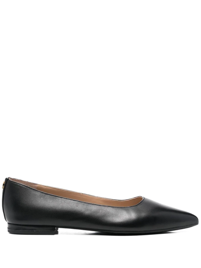 RALPH LAUREN LONDYN POINTED-TOE BALLERINA SHOES