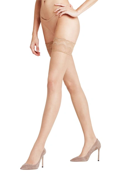 FALKE FALKE DELUXE 8 STAY-UP STOCKINGS