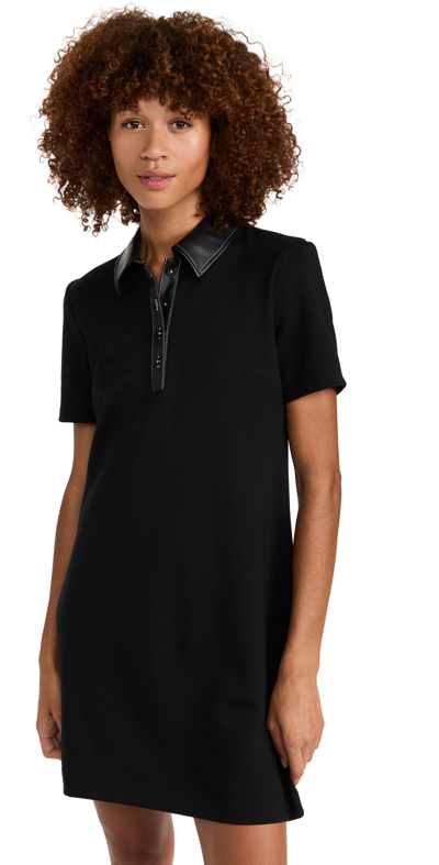 STAUD JAY DRESS BLACK/BLACK