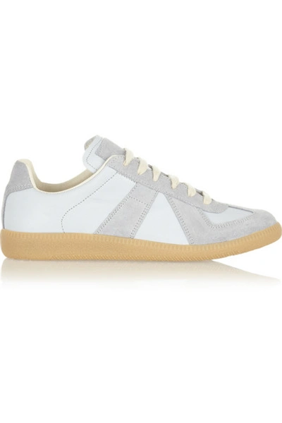 MAISON MARGIELA Leather And Suede Sneakers