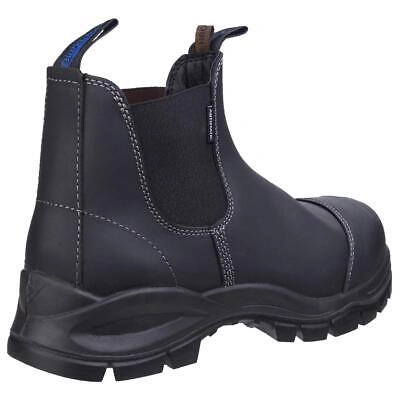 BLUNDSTONE BLUNDSTONE 910 DEALER SAFETY BOOT BLACK UK 9 BLACK UK 9 BLACK WORK BOOTS &