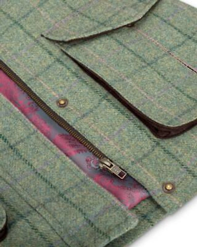 HOGGS OF FIFE HOGGS OF FIFE ROSLIN TECHNICAL TWEED FIELD COAT SPRING BRACKEN