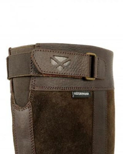 HOGGS OF FIFE HOGGS OF FIFE CLEVELAND II LADIES COUNTRY BOOT DARK BROWN/NAVY