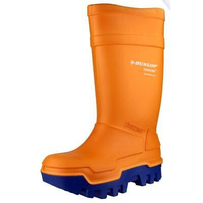 DUNLOP DUNLOP PUROFORT THERMO+ FULL SAFETY WELLINGTON ORANGE