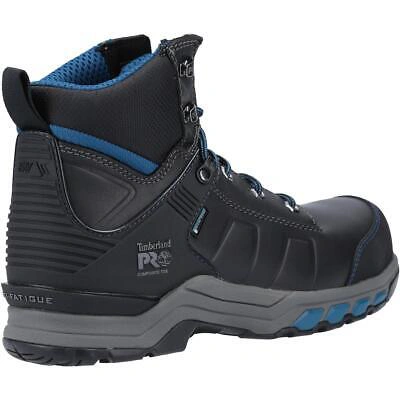 TIMBERLAND PRO TIMBERLAND PRO HYPERCHARGE COMPOSITE SAFETY TOE WORK BOOT BLACK/TEAL UK 13 UK 13