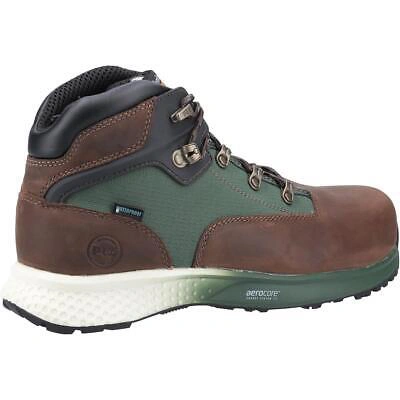 TIMBERLAND PRO TIMBERLAND PRO EURO HIKER COMPOSITE SAFETY BOOT BROWN/GREEN