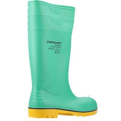 DUNLOP DUNLOP ACIFORT HAZGUARD SAFETY WELLINGTON GREEN/BLACK/YELLOW