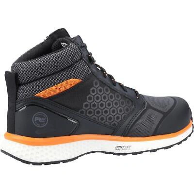 TIMBERLAND PRO TIMBERLAND PRO REAXION MID COMPOSITE SAFETY BOOT BLACK/ORANGE