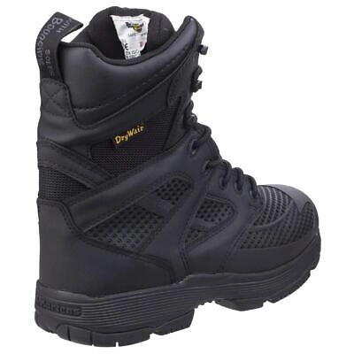 DR. MARTENS DR MARTENS WATCH SERVICE BOOT BLACK UK 13 BLACK UK 13 BLACK BOOTS (11498) MEN'S