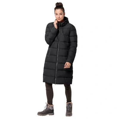 JACK WOLFSKIN JACK WOLFSKIN WOMENS CRYSTAL PALACE COAT JACKET - BLACK - L