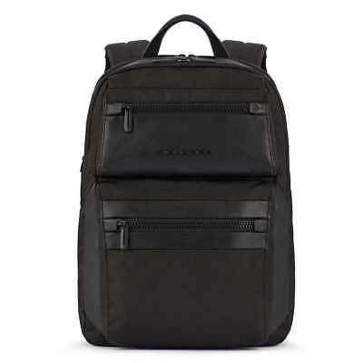 NAVA FASHION BACKPACK PIQUADRO WOODY UNISEX BLACK - CA5755S117-N