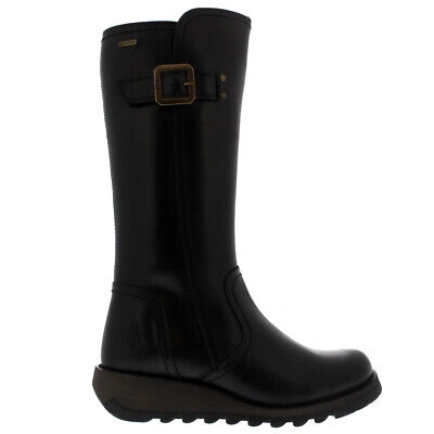 FLY LONDON LADIES FLY LONDON SHAP GORE TEX CASUAL WEDGE HEEL FASHION CALF BOOTS ALL SIZES