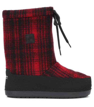 WOOLRICH WOOLRICH WOMEN ARCTIC SNOW WOOL ESKIMO BOOTS MADE IN ITALY WF3140WF220