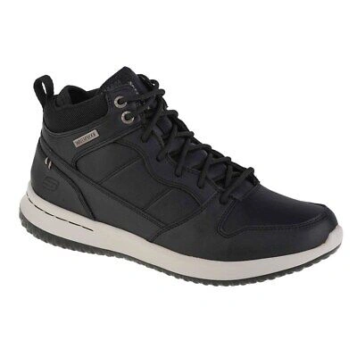 SKECHERS SHOES UNIVERSAL MEN SKECHERS DELSON SELECTO 65801BLK BLACK
