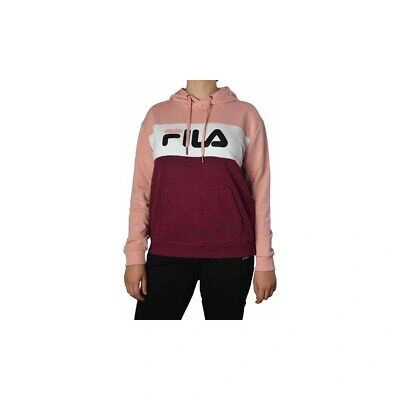 FILA SWEATSHIRTS UNIVERSAL WOMEN FILA WOMEN LORI HOODY 687042A811 BURGUNDY-PINK