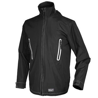 SEALEY HEATED RAIN JACKET 5V - 50" CHEST EXTRA-LARGE. SEALEY