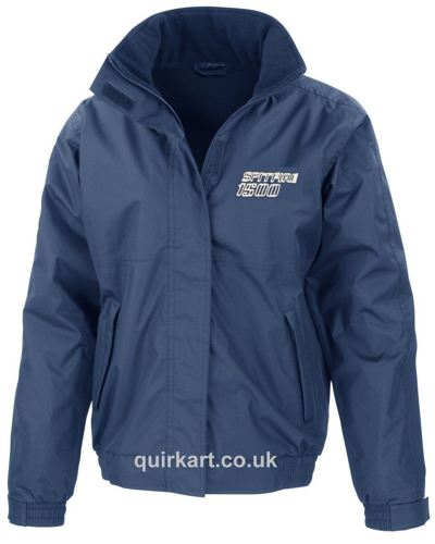 REGATTA TRIUMPH SPITFIRE EMBROIDERED LOGO CLASSIC BOMBER JACKET PERSONALISED FREE P&P