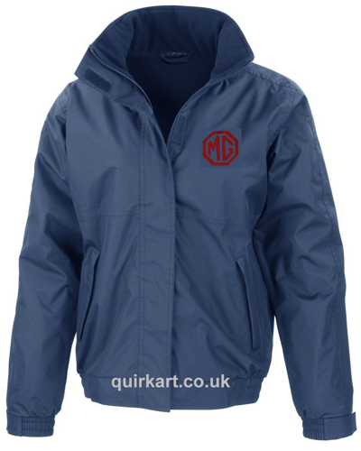 QUIRKART MG EMBROIDERED LOGO BOMBER JACKET CLASSIC CAR PERSONALISED FREE P&P