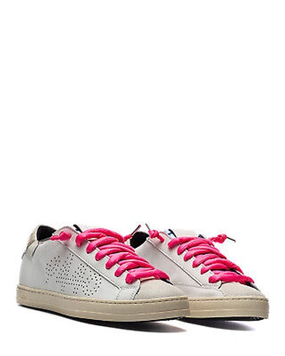 P448 WOMEN'S SHOES SNEAKERS P448 JOHN AW WHI LAMI WHITE