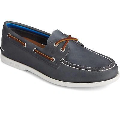 SPERRY SPERRY MENS AUTHENTIC ORIGINAL PLUSHWAVE NUBUCK BOAT SHOES FS7906