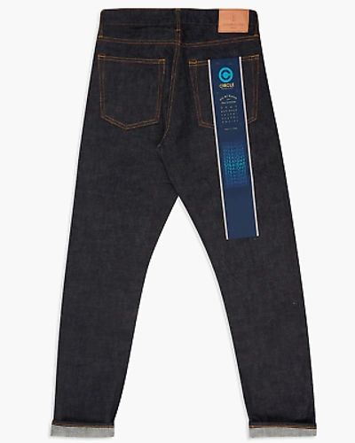 JAPAN BLUE JAPAN BLUE CIRCLE STRAIGHT 14.8OZ TEXAS COTTON SELVEDGE MENS JEANS - INDIGO ONEW