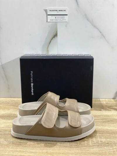 PATRIZIA BONFANTI PATRIZIA BONFANTI WOMEN'S SANDAL KINSEI LEATHER STONE SUPER SOFT 38
