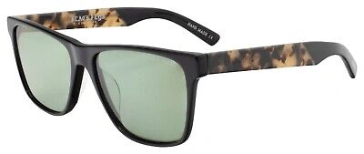BLACK FLYS BLACK FLYS SUNGLASSES FLY FORTRESS SHINY BLACK TORTOISE POLARIZED GREEN LENS