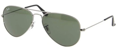 RAY BAN RAY-BAN RB3025 SUNGLASSES W0879 GUNMETAL/GREEN