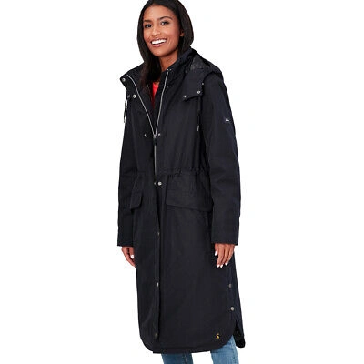 JOULES CLOTHING JOULES WOMENS TAUNTON COSY STYLISH WATERPROOF RAIN COAT