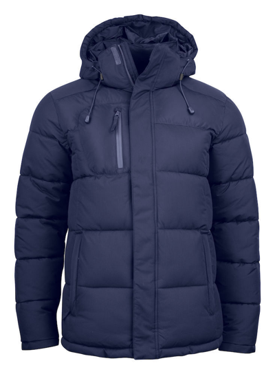 CLIQUE PREMIUM MENS WINTER COAT - WATERPROOF - HEAVILY PADDED - NAVY/BLACK/GREY/XS-3XL