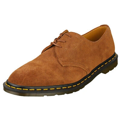 DR. MARTENS DR. MARTENS ARCHIE II MADE IN ENGLAND MENS DARK TAN CASUAL SHOES - 10 UK