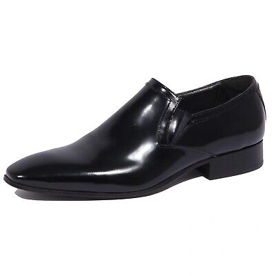 PRINCIPE DI MILANO 0890J MOCASSINO UOMO BLACK PRINCIPE DI MILANO BRUSHED SHOE LOAFER MAN