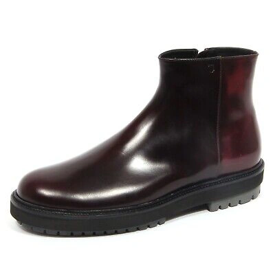 00000 G2022 BEATLES STIVALETTO UOMO TOD'S BURGUNDY LEATHER BOOT MAN
