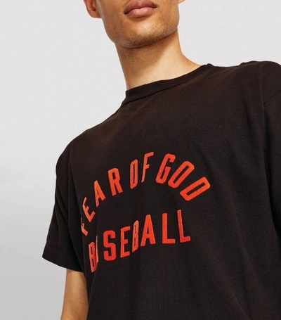 FEAR OF GOD FEAR OF GOD BASEBALL TEES | BLACK | SIZE LARGE / L | RRP £250 | VINTAGE SEVENTH