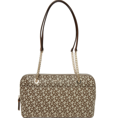 DKNY REAL DKNY SHOULDER BAG WITH RECEIPTS AND TAGS “GENUINE” BROWN DESIGNER BAG