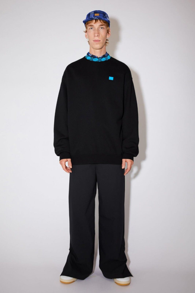 ACNE STUDIOS ACNE STUDIOS OVERSIZED MENS SWEATSHIRT BLACK/BLUE MEDIUM (BOX 2)