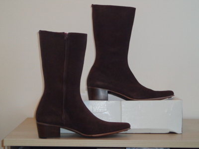 ONLY JEFFERY-WEST MURPHY (HIGH FITTING ) SUEDE BOOTS £140.00 SIZE 10 UK POSTAGE ONLY