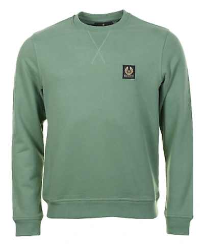 BELSTAFF BELSTAFF SWEATSHIRT GRAPH GREEN