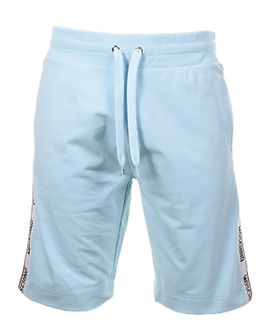MOSCHINO MOSCHINO UNDERWEAR SIDE TAPED SHORTS SKY BLUE