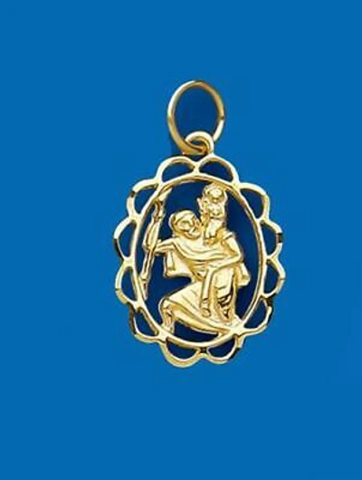MARKENLOS 9CT GELBGOLD KOSTÜM ST.CHRISTOPHER