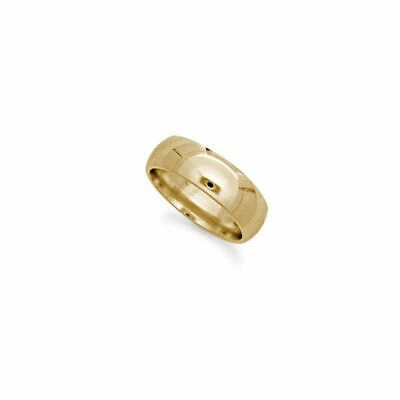 MARKENLOS 9CT GELBGOLD 7MM COURT EHERING NEU