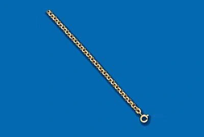 MARKENLOS 9CT GELBGOLD 45.7CM PANZERKETTE