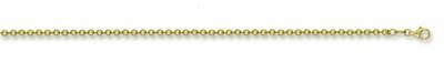 MARKENLOS 9CT GELBGOLD MUSTER & SCHLICHT VENEZIA KETTE 50.8CM
