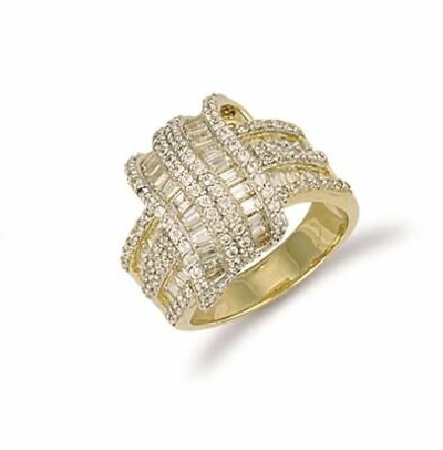 MARKENLOS 9CT GELBGOLD KOSTÜM KREUZ PENDANTOVER RING 16MM