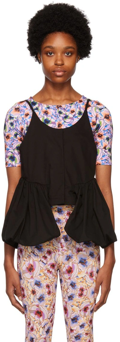 KIKA VARGAS BLACK MIRKA CAMISOLE